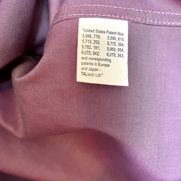 L.L. Bean Women’s Button-Down, Button-Up Purple Top - Large - Picture 6 of 9